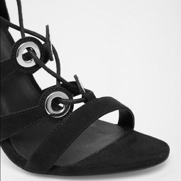 ASOS HEADQUARTER Lace Up Heeled Sandals - Picture 3 of 3